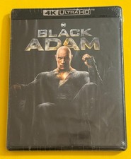 Black Adam 4K UHD Blu-ray  New/Sealed Free US Shipping!