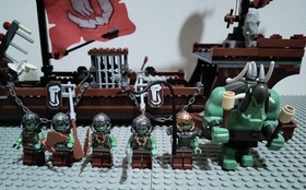 LEGO Castle Fantasy Era Troll Warship 7048 In 2008 Used Retired As Is