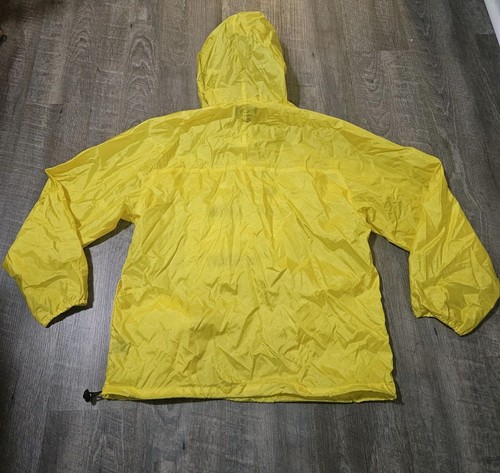 Vintage Polo Ralph Lauren Windbreaker Lightweight Yellow Size Large Logo - Picture 4 of 6