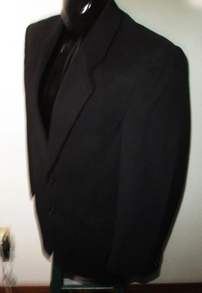 Blazer Traje Chaqueta Gianfranco RUFFINI Azul Marino Mezcla Cachemira Talla 42R Foto 4 de 4