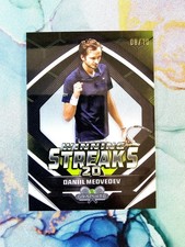 Daniil Medvedev Winning Streaks Insert White /10 2024 Topps Graphite Tennis
