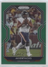2020 Panini Prizm Green Prizm Akiem Hicks #190 0b3