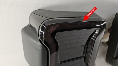 18-23 JEEP WRANGLER JL SMOKED RIGHT & LEFT SIDE LED TAILLIGHT LAMP AFTERMARKET - Picture 4 of 15