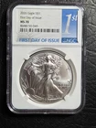 Beautiful 2026 $1.00 American Eagle Silver Dollar First Day of Issue NGC MS 70