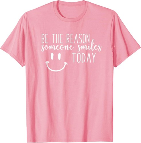 Be The Reason Someone SMILES Today Positive Gift Motivation T-Shirt Hoodie - Picture 15 of 16