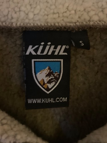 KUHL Grayish Brown Alfpaca 1/4 Zip Long Sleeve Pullover Women's Fleece Small - Picture 4 of 9