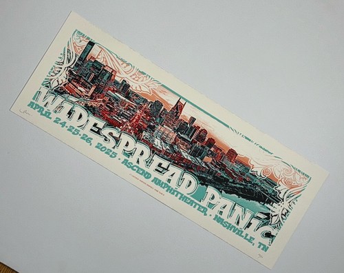 Widespread Panic Poster Ascend Nashville TN 2025 S/N Siebdruck offiziell X/25 JT - Bild 4 von 13