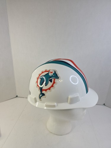 NFL Miami Dolphins Hard Hat Adjustable 1997 VTG Logo V-GARD Construction Hat - Picture 10 of 24