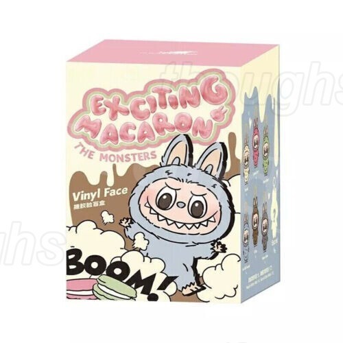 POP MART LABUBU The Monsters Etciting Macaron Plush Dolls Blind Box Figure Toy - Picture 7 of 29