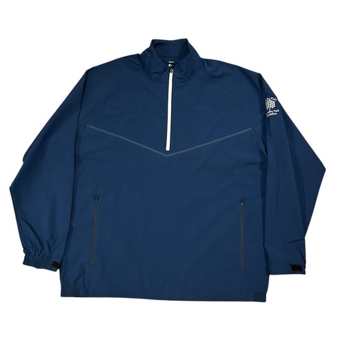 Footjoy Zephyr Windshirt Men's XL Navy Blue 1/2 Zip Pullover Jacket Golf Preppy - Picture 2 of 12