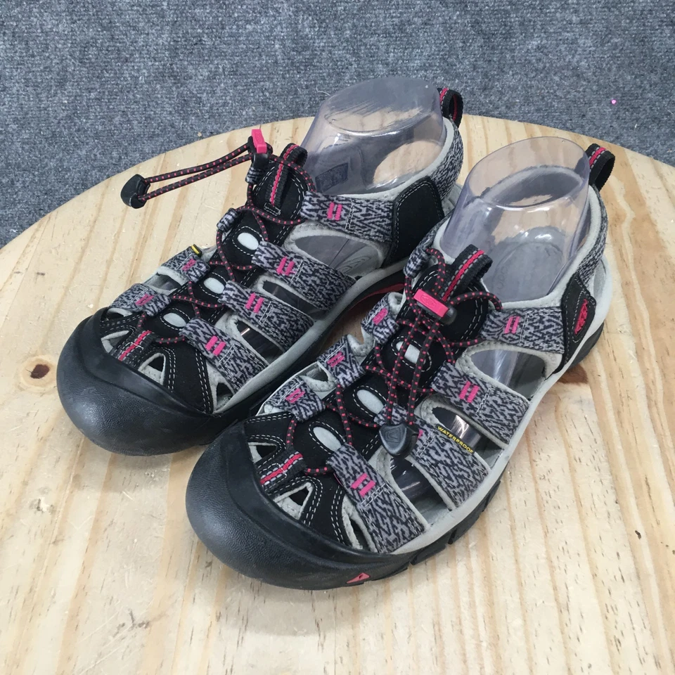 Sandalias KEEN Mujer 10 Newport H2 Impermeables Punta Cerrada Pescador Gris Rosa Foto 3 de 4