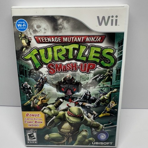 Lot of 5 Wii Games SUPER MARIO BROS, NINJA TURTLES, SONIC & THE SECRET RINGS Etc - Picture 2 of 21