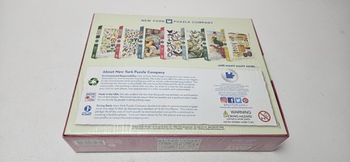New York Puzzle Co. Flowers 1000 piece Jigsaw Puzzle NEW/SEALED - Picture 5 of 8