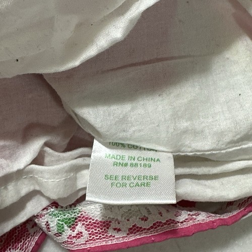 Lilly Pulitzer Women's 4 Pink White Floral Lightweight Cotton Mini Skirt Lined - Picture 7 of 13