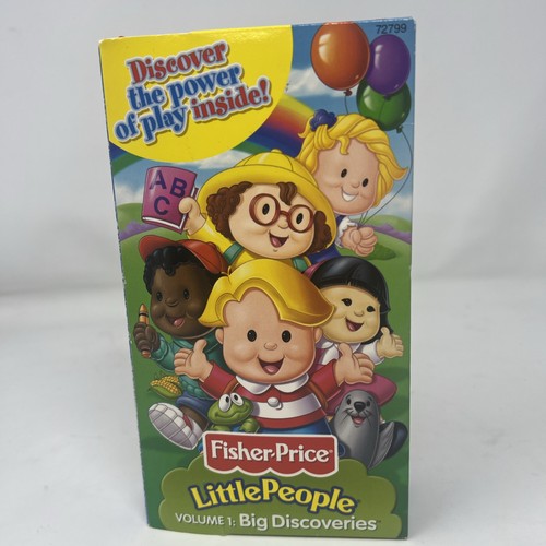 Fisher Price Little People VHS Set of 3 - Discoveries, Christmas, Animals - Picture 2 of 10