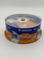 VERBATIM AMERICAS LLC 96191 DVD-R 4.7GB 16X WHITE INKJET PRINTABLE, HUB PRINT