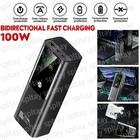 100W Powerbank USB-A USB-C Power Bank 100000mAh Zewnętrzna bateria 3 porty do iPhone'a