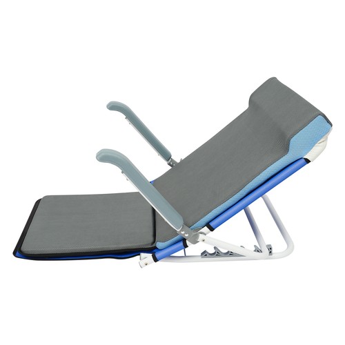 Lifting Bed Backrest Portable Folding Adjustable Sit Up Back Rest 20-75° Blue - Picture 4 of 13