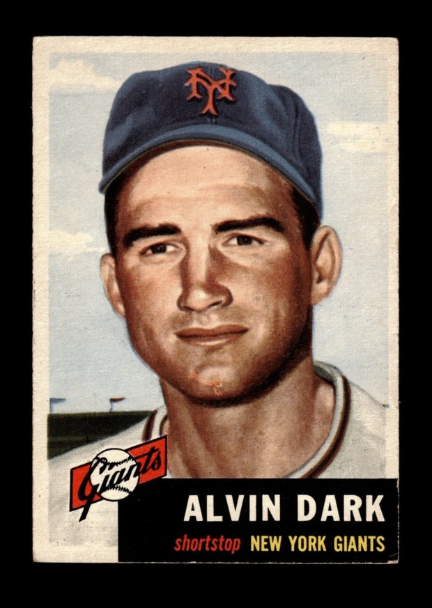 1953 Topps Set-Break #109 Alvin Dark VG-VGEX *GMCARDS*