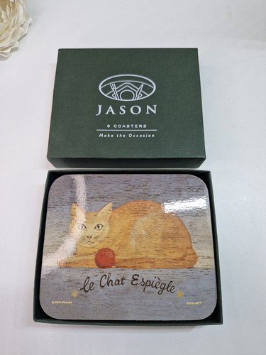 JASON 'Stray Cat' Coasters Boxed set x6 VGC - Picture 3 of 10