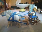 Playmobil Roman knight with coat of arms and horses.