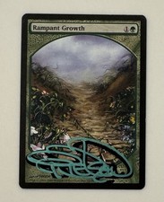 Rampant Growth - Magic Player Rewards (MPRP) Signed - NM/LP - One Copy