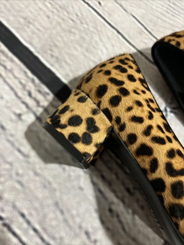 ALFANI Animal Print Leopard Cushioned Comfort Pointed Toe Block Heel. - Picture 12 of 13