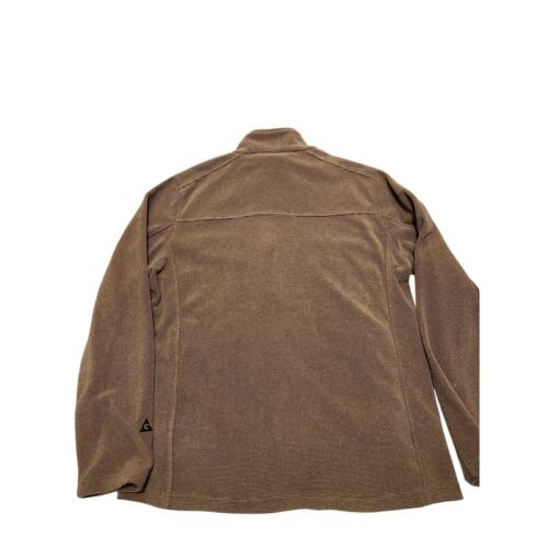 Gerry zippered jacket in brown, mens size L - Picture 2 of 7
