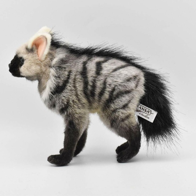 HANSA Stuffed Doll Ardwolf wolf No.7840 Animal 9.8
