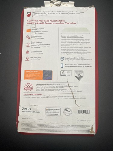 ZAGG InvisibleShield GlassFusion VisionGuard+ para Galaxy S21 5G con D3O - Imagen 4 de 5