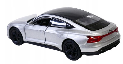 Welly Audi RS e-tron GT Silver 1:34 1:39 Scales 4.5 Inch Diecast Car in Box - Picture 5 of 5