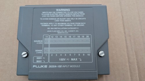 Fluke 2620A-100 Data Logger Input Module like new condition
