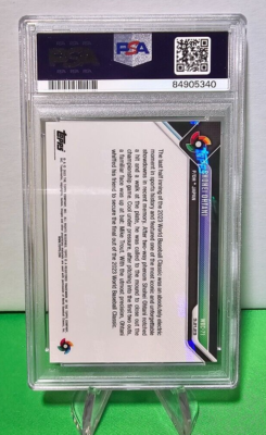2023 Topps Now Shohei Ohtani K's Mike Trout #WBC-71 Graded