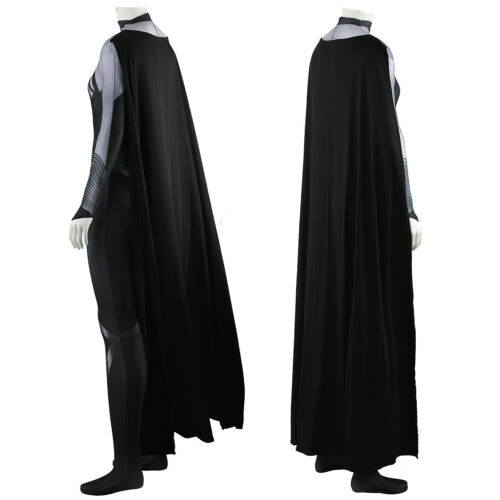 Negro Supermujer Mono The Flash Cosplay Disfraz Adulto Niños Capa Halloween - Imagen 8 de 19