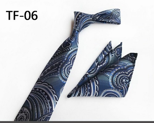 Pocket Square Paisley Ties Wedding Party Necktie Men Fashion Accessories 1pc Set - Picture 11 of 22