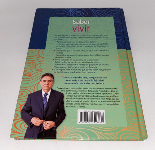 SABER VIVIR ~ QUE HACEN LAS PERSONAS FELICES ~ FERNANDO ZABALA ~ 2014 HC - Picture 2 of 8