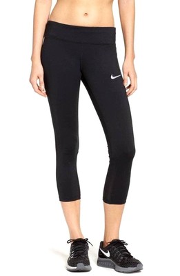 New! Nike Power Epic Run Crop Capri Leggings Running Pants 831631 Black XS 676556054851 | eBay Original Nike AS PWR Epic Run Crop Tight Fit Per Frauen