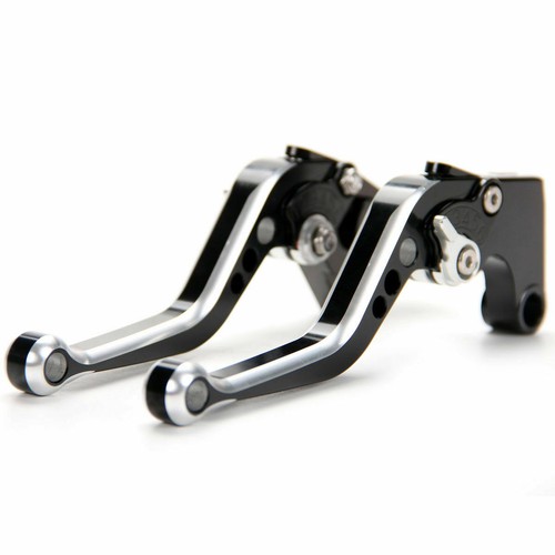 BLACK RED Short Edging Brake Clutch Levers For Honde CBR600RR 2003-2006/CBR954RR - Foto 10 di 10
