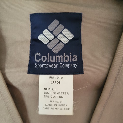 Columbia Angelweste Erwachsene groß Fliegenfische Outdoor Taschen braun Vintage LESEN* - Bild 2 von 10