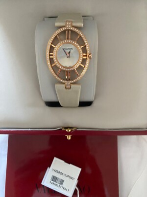 Valentino rose gold sapphire diamond watch Valentino Homme V41 Chrono Rose Gold Steel 45 mm Leather  main image 3