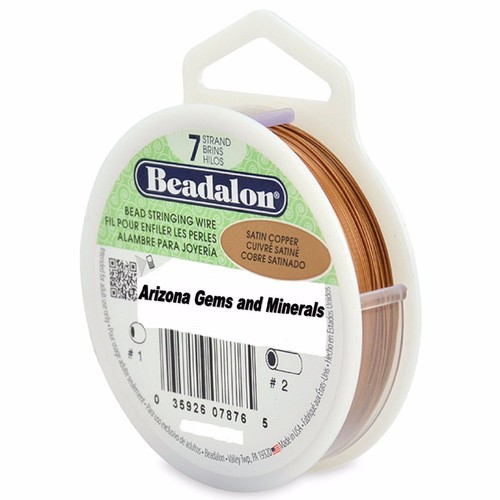 Beadalon Perlen Fädeln Draht 7 Strang 30 bis 1000 Fuß Größen 010 bis 026 13 FARBEN - Bild 17 von 23