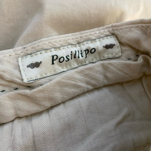 Luigi Borrelli Napoli Pants men's 34x29 White Chino Straight Fit Posillipo 38/52 - Picture 12 of 18