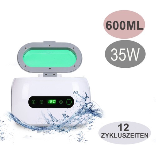 Digital Ultraschallreiniger Reinigungsgerät Brillen Schmuck Reiniger entgasen - Bild 2 von 12
