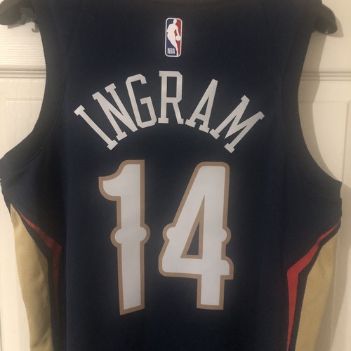 Authentic Nike Dri-Fit New Orleans Pelicans Icon Edition Brandon Ingram Jersey - Picture 6 of 12