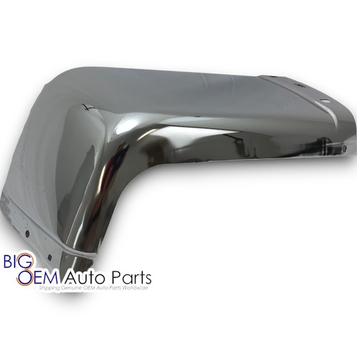 07-14 Chevrolet Silverado GMC Sierra Rear driver Chrome Bumper half OEM 15284307 - Picture 2 of 9