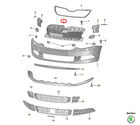 Original Skoda 6V0853653 Calandre, Grille de Ventilation Fabia III NJ3_NJ5 Neuf
