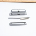 Safety Spring Door Closer Die Cast Satin Chrome 4-1/4"