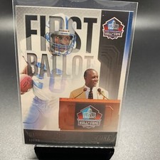 2022 Panini Score #FB-BS Barry Sanders First Ballot Insert Detroit Lions