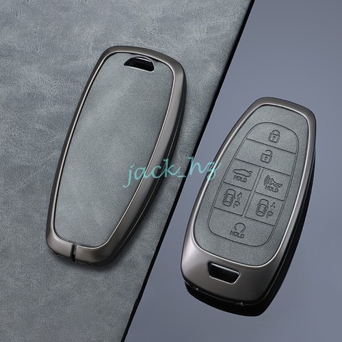 Llavero de cuero metálico para coche para Hyundai Tucson Santa Fe Cruz - Imagen 13 de 13