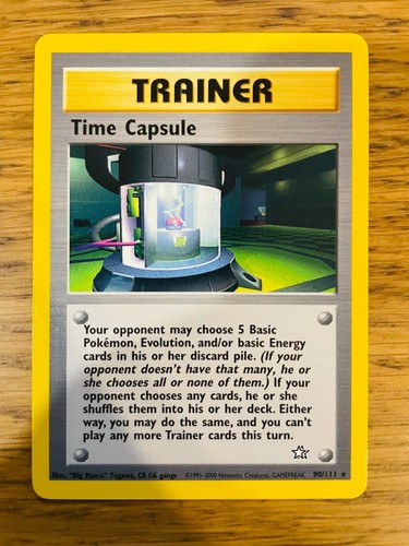 Time Capsule (90/111) seltenes Neo Genesis Set Pokémonkarte! KOSTENLOSES P&P! - Bild 4 von 55